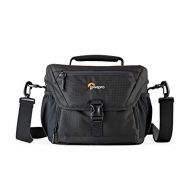 Lowepro LP37123 Nova 180 AW II Camera Bag, Waterproof, Customizable, Fits Pro-Depth DSLR with Lens, Compact Drone, 3-4 Additional Lenses, Flash, Black