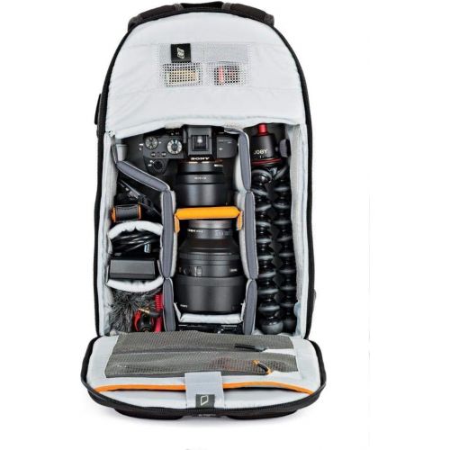  Lowepro m-Trekker BP 150. Weather Resistant Travel Backpack for Mirrorless Cameras and Camera Accessories (Black)