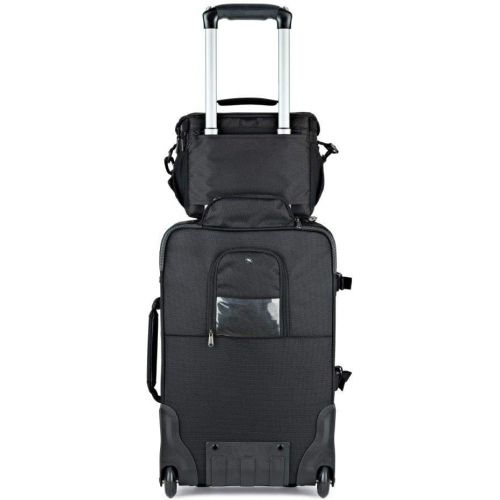  Lowepro Nova 180 AW. DSLR Shoulder Camera Bag for Pro-Depth DSLR with Attached 24-105mm Lens + 3-4 Extra Lenses, or Compact Photo Drone.