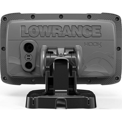  Lowrance 000-14285-001 HOOK 5 Fishfinder with SplitShot Transducer, US Inland Maps, CHIRP Sonar, SideScan Imaging, DownScan Imaging & 5 Display
