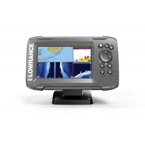  Lowrance 000-14286-001 HOOK-2 5 Fishfinder with TripleShot Transducer, US/Canada Nav+ Maps, CHIRP, DownScan Imaging & 5 Display
