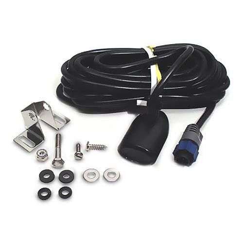  Lowrance 000-0106-72 83/200 kHz Transom Transducer with Built-In Temperature Sensor