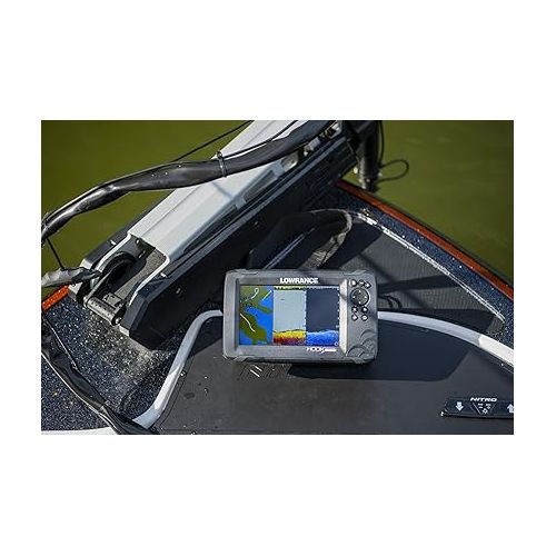  Lowrance Hook Reveal 5 Inch Fish Finders with Transducer, Plus Optional Preloaded Maps