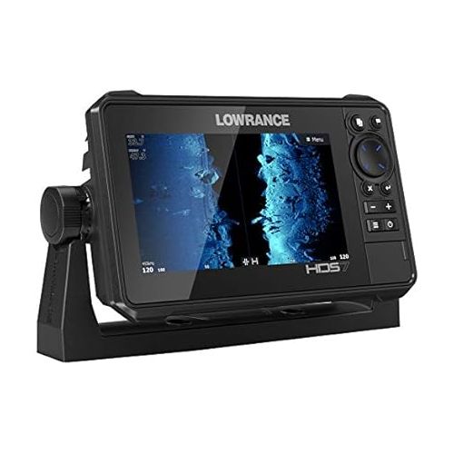  Lowrance HDS-Live Fish Finder, Multi-Touch Screen, Live Sonar Compatible, Preloaded C-MAP US Enhanced Mapping