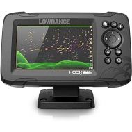 Lowrance Hook Reveal 5 Inch Fish Finders with Transducer, Plus Optional Preloaded Maps