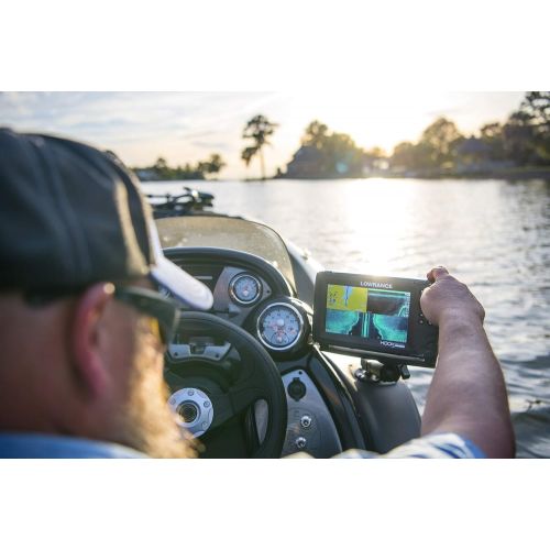  Lowrance Hook Reveal 5 Inch Fish Finders with Transducer and C-MAP Preloaded Map Options