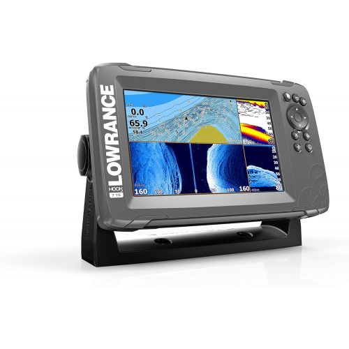  Lowrance HOOK2 9 - 9-inch Fish Finder with TripleShot Transducer and US  Canada Navionics+ Map Card