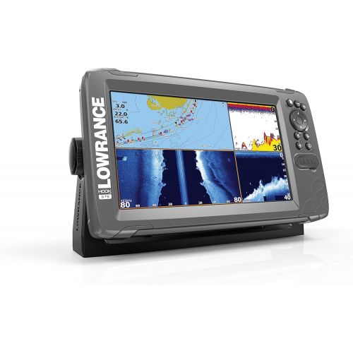  Lowrance HOOK2 9 - 9-inch Fish Finder with TripleShot Transducer and US  Canada Navionics+ Map Card