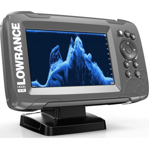  Lowrance HOOK2 9 - 9-inch Fish Finder with TripleShot Transducer and US Inland Lake Maps Installed