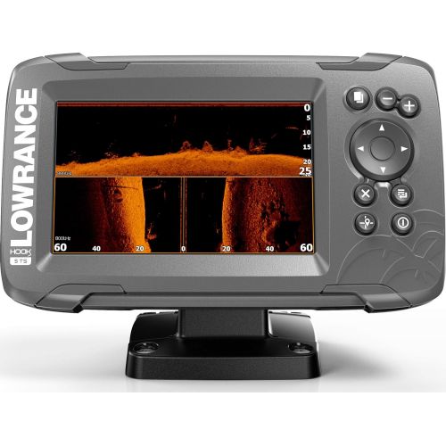  Lowrance HOOK2 9 - 9-inch Fish Finder with TripleShot Transducer and US Inland Lake Maps Installed