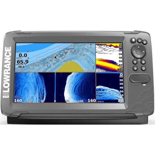  Lowrance HOOK2 9 - 9-inch Fish Finder with TripleShot Transducer and US Inland Lake Maps Installed