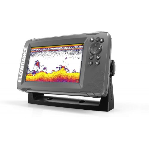  Lowrance HOOK2-5x 5 Fishfinder with SplitShot Transducer and GPS Plotter