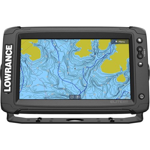  Lowrance Elite-9 Ti2-9-inch Fish Finder with Active Imaging 3-in-1Transducer, Wireless Networking, Real-Time Map Creation and USCAN Navionics+ Mapping Card