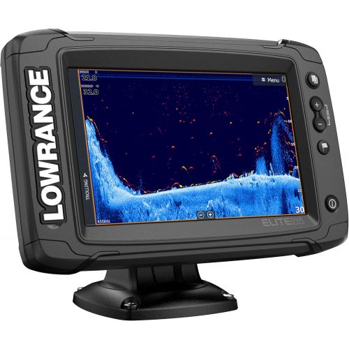  Lowrance Elite-9 Ti2-9-inch Fish Finder with Active Imaging 3-in-1Transducer, Wireless Networking, Real-Time Map Creation and USCAN Navionics+ Mapping Card