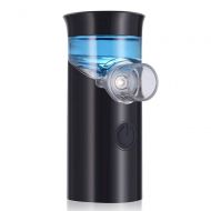 Lq lq Mini Nebulizer Inhaler, Handheld Personal Steam Vaporizer Humidifier Nebuliser Machine with USB Charger for Kids & Adults -Black