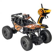 Lsquirrel RC Car, 2.4 GHz Remote Control Car 1/22 Scale Rechargable Fast Electric Toy Vehicle Off Road Monster Truck Chrismas Birthday Gift (Orange)