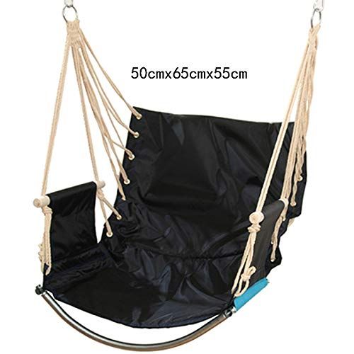  Lsxlsd Hammock-Garden Hammock-Portable-Outdoor, Hiking, Backpacking, Traveling,Beach,Garden-50m(1.6foot) x65m(2.1foot) x55cm(1.8foot)-Black