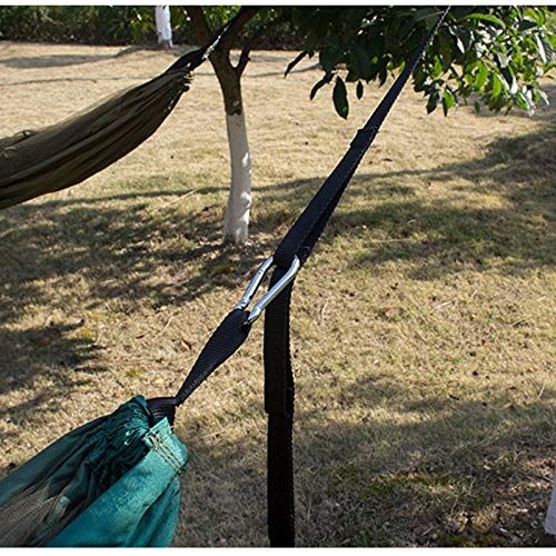  Lsxlsd Camping Hammock-Portable-Outdoor, Hiking, Backpacking, Traveling,Beach,Garden-260cm(8.5foot) x140cm(4.6foot)-Blue