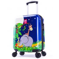 Lttxin Boys Luggage Anti-scratch Suitcase 19in Hardshell Spinner Carry on PC+ABS Elephant LeLeTian