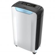 Luby Eurgeen Compact 20 Pint Portable Dehumidifier with Humidity Sensor, Timer, 2 Speed Settings & Auto Shut Off. Ideal for Home Kitchen Bathroom Basements Garage