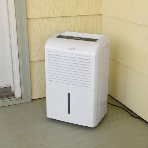  Luby Ivation 70 Pint Energy Star Dehumidifier with Pump, Large Capacity Compressor for Spaces Up To 4,500 Sq Ft, Includes Programmable Humidity, Hose Connector, Auto Shutoff and Restart