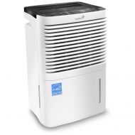 Luby Ivation 70 Pint Energy Star Compressor Dehumidifier with Pump, Large Capacity for Spaces Up To 4,500 Sq Ft, Includes Programmable Humidity, Hose Connector, Auto Shutoff and Restart