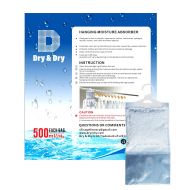 Luby Dry & Dry 6 Pack [Net 9 Oz/Pack] Premium Hanging Moisture Absorber to Control Excess Moisture for Basements, Closets, Bathrooms, Laundry Rooms.