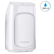 Luby Homemaxs Dehumidifier Up to 2200 Cubic Feet (269 sq.ft) for Basements, Ultra Quiet Auto Shut Off 2000ml Portable Electric Dehumidifiers with 24oz Water Tank for Home Bathroom Close