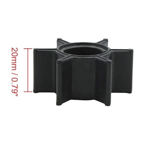  Water Pump Impeller Fits Tohatsu Nissan 25HP 30HP 35HP 40HP outboards Replaces 345-65021-0 47-16154-1 345-65021-0M 18-8923