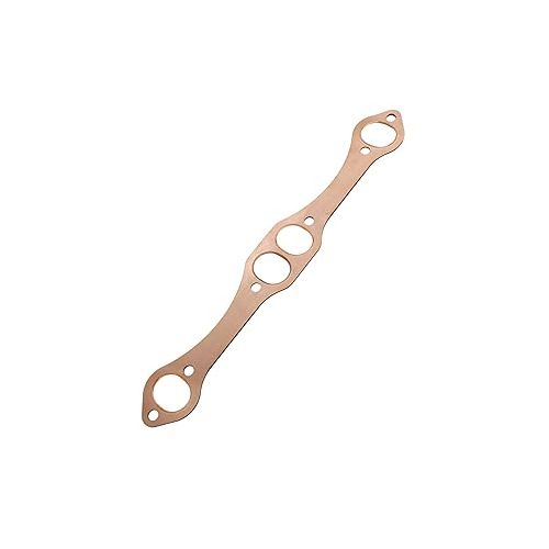  A Pair SBC Oval Port Copper Header Exhaust Gasket Seal for Chevy SB 327 305 350 383 Reusable Exhaust Manifold Gasket Set