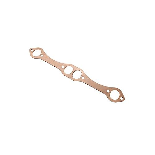  A Pair SBC Oval Port Copper Header Exhaust Gasket Seal for Chevy SB 327 305 350 383 Reusable Exhaust Manifold Gasket Set