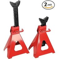Car Jack Stands 6 Ton 12,000 lb Capacity Steel Lifting Jack Stands for SUV MPV Truck RV,Heavy Duty Ratchet Jack Stand,1 Pair