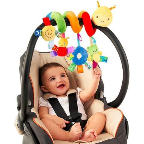 Baby Bed Pendant Decoration Cute Animal Shaped Baby Carriage Pendant Funny Creative Doll Gift