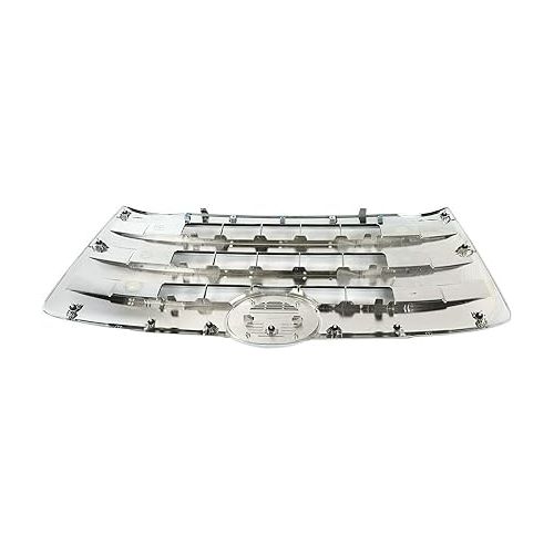  Front Chrome Grille Chrome Horizontal Billet Main Grille Compatible with 2011-2016 Hino 238 268 338#2062665632