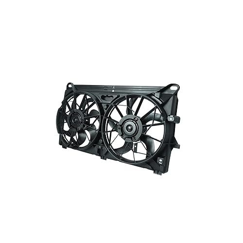  Dual Radiator Cooling Fan Assembly Compatible with 2005-2007 Avalanche Suburban 1500 GM3115212