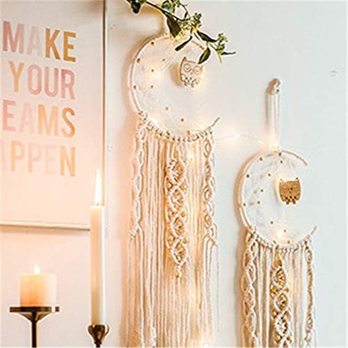  Brand: LucaSng LucaSng 1 Piece Dream Catcher Macrame Wall Hanging Dream Catcher Unique Gift Ideal Bohemian Woven Tassel Home Decor