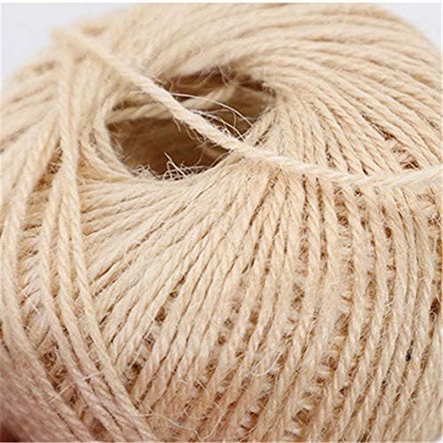  Brand: LucaSng LucaSng 100m 3-ply garden cord, jute cord, craft cord, pack cord, natural jute cord for DIY arts and crafts gardening decoration, bundle, garden