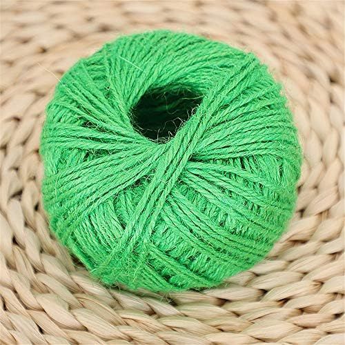  Brand: LucaSng LucaSng 100m 3-ply garden cord, jute cord, craft cord, pack cord, natural jute cord for DIY arts and crafts gardening decoration, bundle, garden