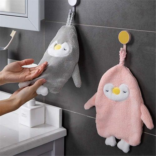  Brand: LucaSng LucaSng Cartoon Coral Fleece Towels Cute Animal Shape Absorbent Cute Towels for Kitchen and Bathroom Set of 4