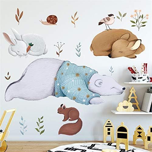  Brand: LucaSng LucaSng Childrens Wall Sticker Animal Balloon Wall Decoration Baby Room Boy Wall Sticker Nursery Baby