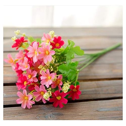  Brand: LucaSng LucaSng Pack of 10 Artificial Flowers, Unechte Decorative Flowers Artificial Plant Outdoor Bride Wedding Bouquet for Home Garden Flower Decoration