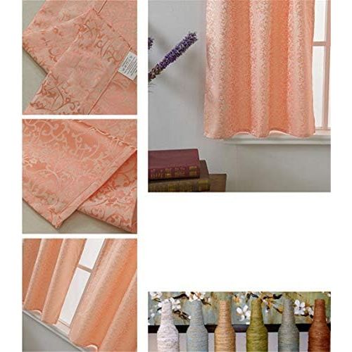  Brand: LucaSng LucaSng Roman Blind Embroidery Flowers Voile Roman Curtain Transparent Tab-Top Curtain Decorative for Living Room Bedroom Study Room 1PC