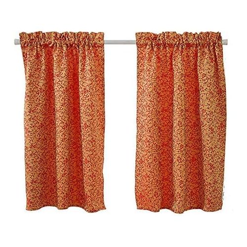  Brand: LucaSng LucaSng Roman Blind Embroidery Flowers Voile Roman Curtain Transparent Tab-Top Curtain Decorative for Living Room Bedroom Study Room 1PC