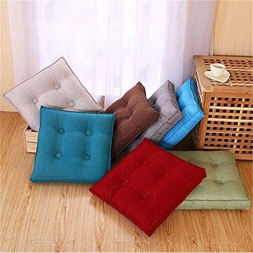  Brand: LucaSng LucaSng Seat Cushion Seat Cushion Garden Cushion Cotton and Linen Seat Cushion for Indoor and Outdoor Use, brown, 45x45x8cm