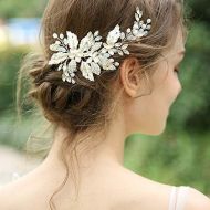 Brand: LucaSng LucaSng Silver Tone Crystal Bridal Wedding Hair Accessories for Women Girls