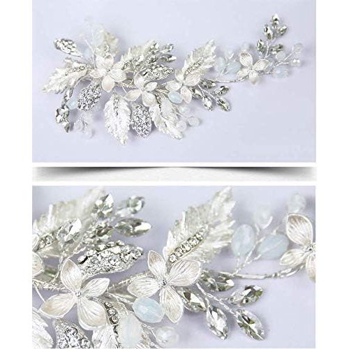  Brand: LucaSng LucaSng Silver Tone Crystal Bridal Wedding Hair Accessories for Women Girls