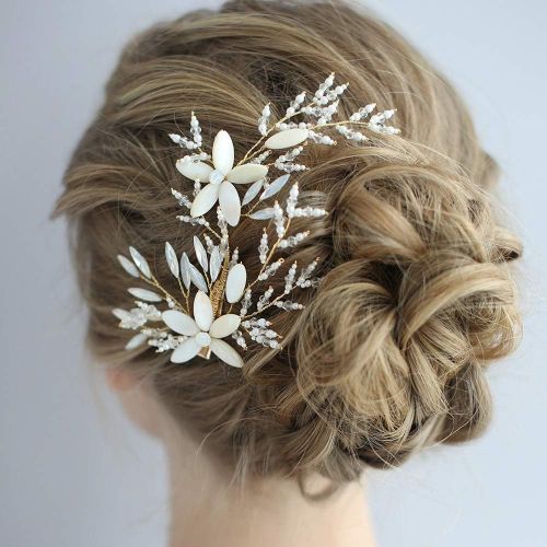  Brand: LucaSng LucaSng Crystal Bridal Bridal Hair Comb Bridal Wedding Headpiece Wedding Hair Accessories