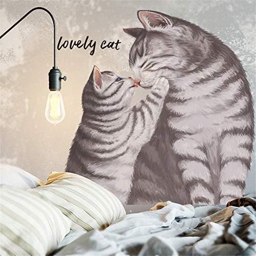  Brand: LucaSng LucaSng Wall Sticker Baby Room Cat Wall Sticker Wall Decoration Living Room Nursery Nursery