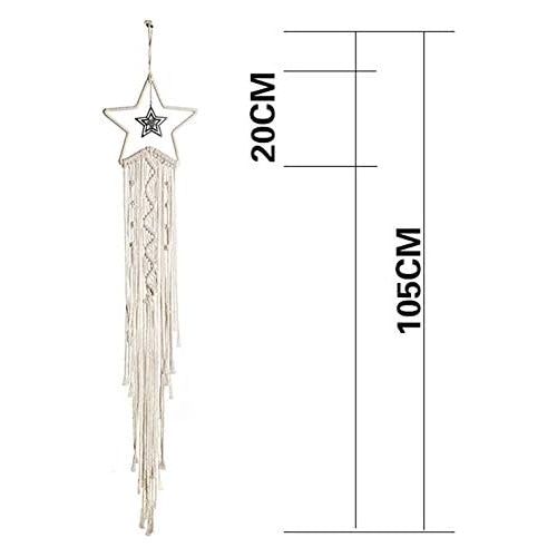  Brand: LucaSng LucaSng 1pc Dream Catcher Macrame Wall Hanging Maiden Room Bedroom Romantic Decoration for Wall Hanging Home Decor Ornaments Crafts