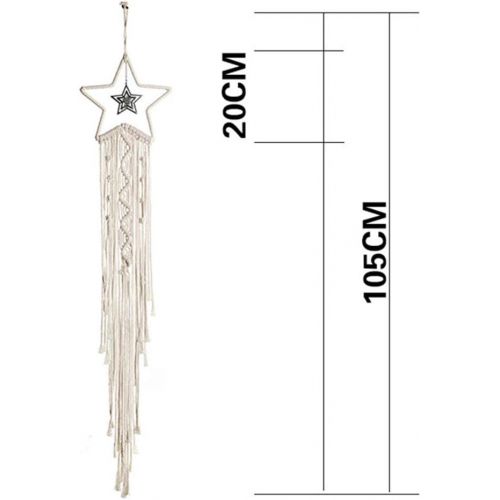  Brand: LucaSng LucaSng 1pc Dream Catcher Macrame Wall Hanging Maiden Room Bedroom Romantic Decoration for Wall Hanging Home Decor Ornaments Crafts